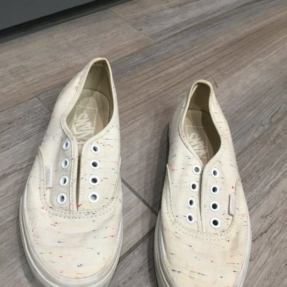 VANS: white with splashes or rainbow - Picture 2 of 3
